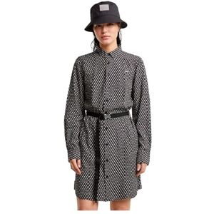 G-STAR Belted Shirt klänning långärmad, Flerfärgad (Dk Black Raw Net D25247-d726-g873), XS G-STAR Belted Shirt klänning långärmad, Flerfärgad (Dk Black Raw Net D25247-d726-g873), XS