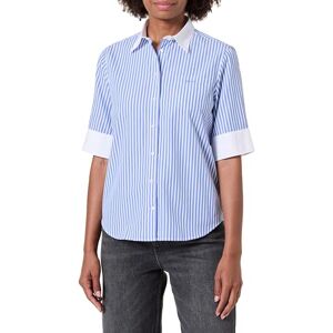 GANT REG KONTRAST Striped SS Shirt, sjöman blå, 42 GANT REG KONTRAST Striped SS Shirt, sjöman blå, 42