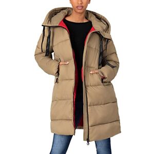 Timezone Volume Coat för damer, caramel beige, XS Timezone Volume Coat för damer, caramel beige, XS