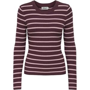 ONLY Onllouisa L/S tröja KNT Nca, mauve wine, XXL ONLY Onllouisa L/S tröja KNT Nca, mauve wine, XXL