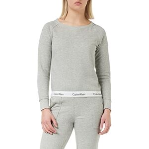 Calvin dam topp sweatshirt långärmad långärmad tröja, Grå (grå ljung 020), M Calvin dam topp sweatshirt långärmad långärmad tröja, Grå (grå ljung 020), M