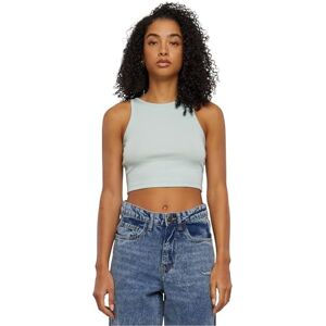 Urban Classics damer Top Ladies Organic Cropped Rib Top frostmint XL, Frostmint, XL Urban Classics damer Top Ladies Organic Cropped Rib Top frostmint XL, Frostmint, XL