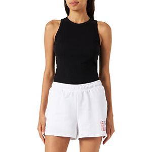 FILA Dam Sostena Graphic Logo Shorts, Ljus vit, M FILA Dam Sostena Graphic Logo Shorts, Ljus vit, M