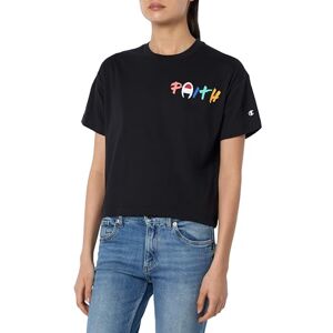 Champion Legacy Icons W Crop Oversize Graphic S/S Crewneck T-shirt, svart, XS dam, svart, XS Champion Legacy Icons W Crop Oversize Graphic S/S Crewneck T-shirt, svart, XS dam, svart, XS