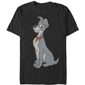 Disney Unisex Lady & The Tramp Vintage Organic kortärmad T-shirt, svart, L Disney Unisex Lady & The Tramp Vintage Organic kortärmad T-shirt, svart, L