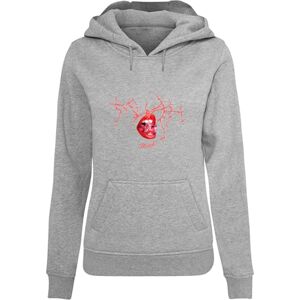 Tee Damhuvtröja Muah Hoody, avslappnad huvtröja med framtryck, normal passform, storlekar XS – 5XL, Grå ljung, XXL Tee Damhuvtröja Muah Hoody, avslappnad huvtröja med framtryck, normal passform, storlekar XS – 5XL, Grå ljung, XXL