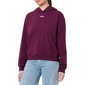 HUGO kvinnors Shuffle_Hoodie LOUNGEW_Sweatshirt, Medium lila, XS HUGO kvinnors Shuffle_Hoodie LOUNGEW_Sweatshirt, Medium lila, XS