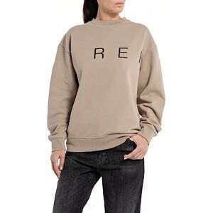 Replay dam sweatshirt, 822 Sand, XXS Replay dam sweatshirt, 822 Sand, XXS