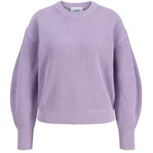 JACK & JONES Jxmila Twist Crew Neck Knit Noos, Lila ros, XS JACK & JONES Jxmila Twist Crew Neck Knit Noos, Lila ros, XS