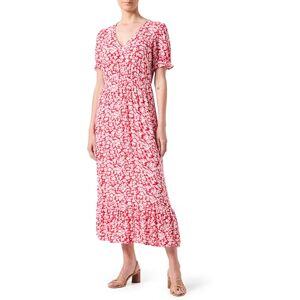 ONLY Onlchianti S/S lång klänning WVN Noos klänning, röd, XS ONLY Onlchianti S/S lång klänning WVN Noos klänning, röd, XS