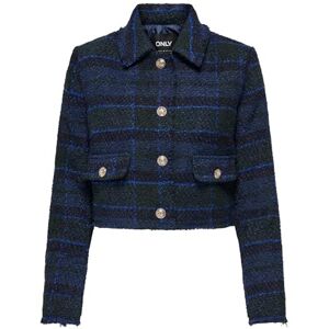 ONLY ONLVALINKA Boucle jacka OTW kappa, blå, S, blå, S ONLY ONLVALINKA Boucle jacka OTW kappa, blå, S, blå, S