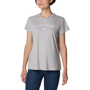 Columbia Trek Short Sleeve Graphic Tee, T-shirt för kvinnor, Grey Heather, CSC Tradition, Columbia Trek Short Sleeve Graphic Tee, T-shirt för kvinnor, Grey Heather, CSC Tradition,