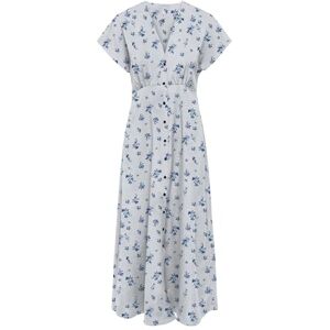 ONLY Onlnova Life Vis Mollie Long Dress AOP, balladblå, L ONLY Onlnova Life Vis Mollie Long Dress AOP, balladblå, L