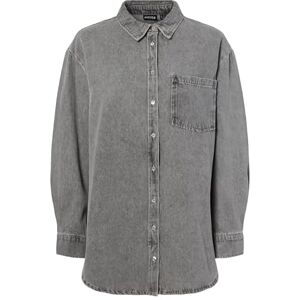 PIECES Pcmaisie Ls denimskjorta Noos Bc, Grå denim, M PIECES Pcmaisie Ls denimskjorta Noos Bc, Grå denim, M