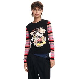 Desigual TS_PATCHMICKEY, 2000, XXL, svart, XXL Desigual TS_PATCHMICKEY, 2000, XXL, svart, XXL