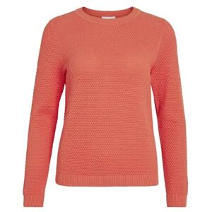 Vila Vidalo O-Neck L/S stickad topp – Noos, dubarry, XS Vila Vidalo O-Neck L/S stickad topp – Noos, dubarry, XS