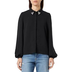 ONLY Damer Onlmette Pearl Ls skjorta WVN blus, svart, XS ONLY Damer Onlmette Pearl Ls skjorta WVN blus, svart, XS