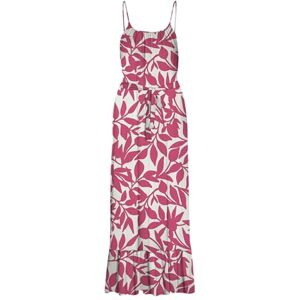 VERO MODA Vmeasy Joy 7/8 Strap Dress WVN Ga, Vit, L VERO MODA Vmeasy Joy 7/8 Strap Dress WVN Ga, Vit, L