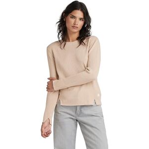 G-STAR RAW ribbad jumper, Beige (Moonlight D24486-d563-g287), XS G-STAR RAW ribbad jumper, Beige (Moonlight D24486-d563-g287), XS