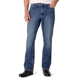 Amazon Essentials mäns rak passform bootcut jeans, tungvikt låg stretch denim, Sten medium tvätt, 35W / 32L Amazon Essentials mäns rak passform bootcut jeans, tungvikt låg stretch denim, Sten medium tvätt, 35W / 32L