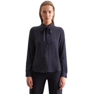 Seidensticker Sidenklistermärken damer mode blus, Mörkblå, 46 Seidensticker Sidenklistermärken damer mode blus, Mörkblå, 46