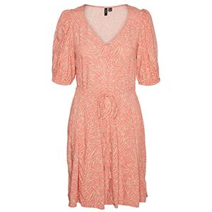 VERO MODA Damklänning, Irish Cream/Aop: sara, XS VERO MODA Damklänning, Irish Cream/Aop: sara, XS