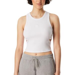 Schiesser Damtopp crop top dubbelribbad med sidosnitt outs ekologisk bomull 150 år, Vit_183228, 36 Schiesser Damtopp crop top dubbelribbad med sidosnitt outs ekologisk bomull 150 år, Vit_183228, 36
