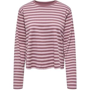 ONLY Onlcarlina Life L/S O-hals topp JRS, Rosa Brun, XL ONLY Onlcarlina Life L/S O-hals topp JRS, Rosa Brun, XL
