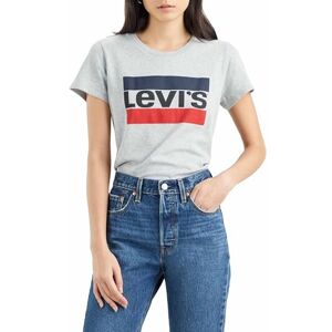 Levi's The Perfect Tee T-Shirt dam, Sportswear Logo Heather Grey, M Levi's The Perfect Tee T-Shirt dam, Sportswear Logo Heather Grey, M