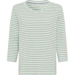 Brax damstil. Bonnie bomullsstruktur randig t-shirt, 39 blad, 42 Brax damstil. Bonnie bomullsstruktur randig t-shirt, 39 blad, 42