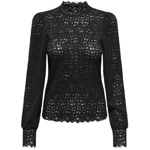 ONLY Onlsvea L/S mockhals topp Cs JRS, svart, M ONLY Onlsvea L/S mockhals topp Cs JRS, svart, M