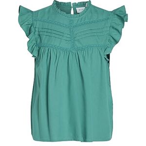 Vila Female topp med påsydda ärmar, detaljerad, Alhambra, 34 Vila Female topp med påsydda ärmar, detaljerad, Alhambra, 34