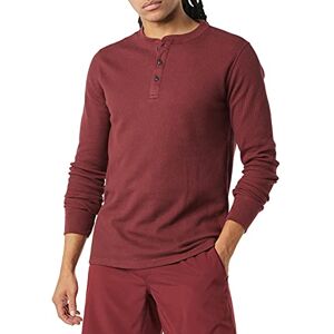 Amazon Essentials herr normal passform långärmad våffla Henley-skjorta, vinröd, XX-Large Amazon Essentials herr normal passform långärmad våffla Henley-skjorta, vinröd, XX-Large