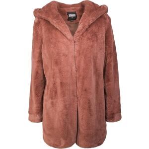 Urban Classics dam Parkas teddyjacka, plyschkappa av teddy-fleece – dam med huva, teddy kappa, Darkros, M Urban Classics dam Parkas teddyjacka, plyschkappa av teddy-fleece – dam med huva, teddy kappa, Darkros, M