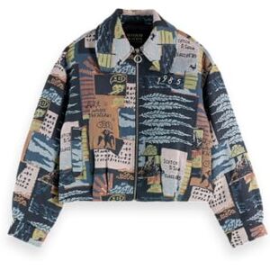 Scotch & Soda Collage Jacquard Jacka, Art Dept Collage flerfärgad U077, M Scotch & Soda Collage Jacquard Jacka, Art Dept Collage flerfärgad U077, M