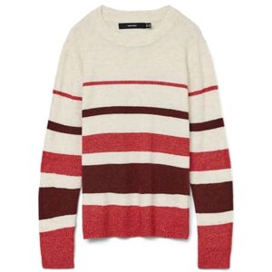 VERO MODA Vmplaza Ls Block pullover Ga Boo stickad tröja, Björk, M VERO MODA Vmplaza Ls Block pullover Ga Boo stickad tröja, Björk, M
