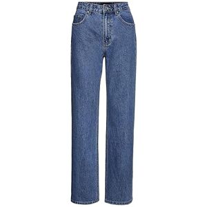 VERO MODA Dam lös passform jeans VMKITHY hög midja, Mellanblå denim, 28W x 34L VERO MODA Dam lös passform jeans VMKITHY hög midja, Mellanblå denim, 28W x 34L