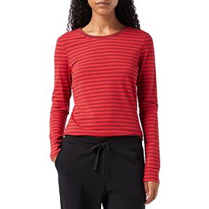 Amazon Essentials Women's Långärmad T-shirt med rund hals klassisk passform (finns i plusstorlek), Vinröd Röd Rand, M Amazon Essentials Women's Långärmad T-shirt med rund hals klassisk passform (finns i plusstorlek), Vinröd Röd Rand, M