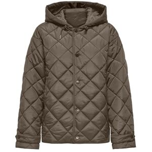 ONLY Onljuliet Quilted Hood Jacka Noos OTW, Valnöt, L ONLY Onljuliet Quilted Hood Jacka Noos OTW, Valnöt, L