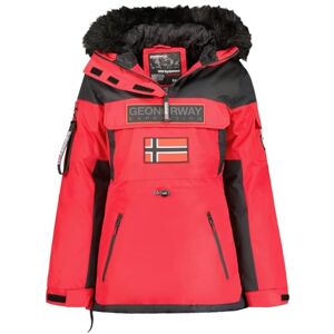 Geographical Norway Bruna dam parkas lång tjock varm dam höst vinter tunn kappa med huva fuskpäls vindjacka elegant damjacka (röd 2XL), Färg: röd, XXL Geographical Norway Bruna dam parkas lång tjock varm dam höst vinter tunn kappa med huva fuskpäls vindjacka elegant damjacka (röd 2XL), Färg: röd, XXL