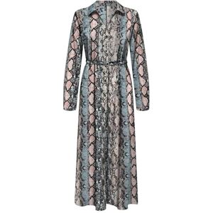 ONLY Onlnova Life Elite L/S Renna Long Dress, Amber blå, M ONLY Onlnova Life Elite L/S Renna Long Dress, Amber blå, M