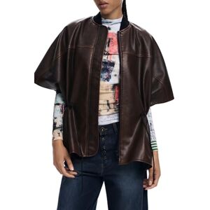 Desigual PONCHO_RICHMOND BU, 6075 mörk blåaktig, U, Brun, one size Desigual PONCHO_RICHMOND BU, 6075 mörk blåaktig, U, Brun, one size