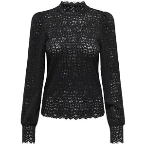 ONLY Onlsvea L/S mockhals topp Cs JRS, svart, S ONLY Onlsvea L/S mockhals topp Cs JRS, svart, S