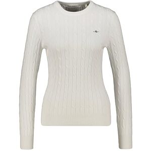 GANT Dam 4800100 Pullover-tröja, Eggshell, S GANT Dam 4800100 Pullover-tröja, Eggshell, S