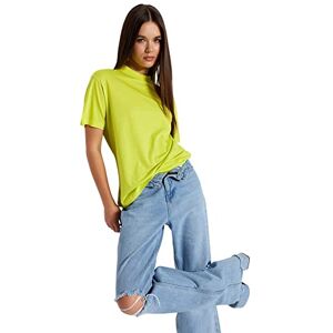 Trendyol T-shirt – marinblå – grundläggande, ljus khaki, XS, Ljus khaki, XS Trendyol T-shirt – marinblå – grundläggande, ljus khaki, XS, Ljus khaki, XS