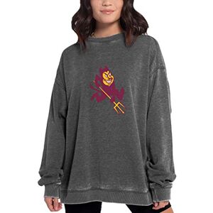 Chicka-D NCAA dam campus crew pullover Träkol L Chicka-D NCAA dam campus crew pullover Träkol L