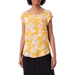 ONLY Onlnova Life S/S Top AOP Ptm T-shirt för kvinnor, Gyllene gul/Aop: 476 äkta löv, 34 ONLY Onlnova Life S/S Top AOP Ptm T-shirt för kvinnor, Gyllene gul/Aop: 476 äkta löv, 34