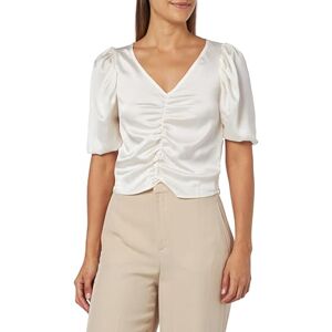 faina Dam draperad topp 19526461, ullvit, S, benvit, S faina Dam draperad topp 19526461, ullvit, S, benvit, S