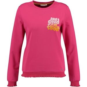 KEY LARGO Sweatshirt för kvinnor WSW Feel Good Round, Rosa (1321), XXL KEY LARGO Sweatshirt för kvinnor WSW Feel Good Round, Rosa (1321), XXL
