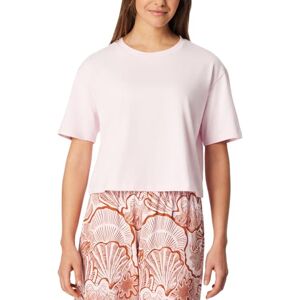 Schiesser Dam sovskjorta T-shirt kortärmad rund hals skuren – mix + koppla av, Rosé, 44 Schiesser Dam sovskjorta T-shirt kortärmad rund hals skuren – mix + koppla av, Rosé, 44